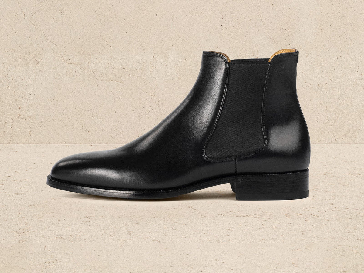 Wall Boots in Black Noble Calf