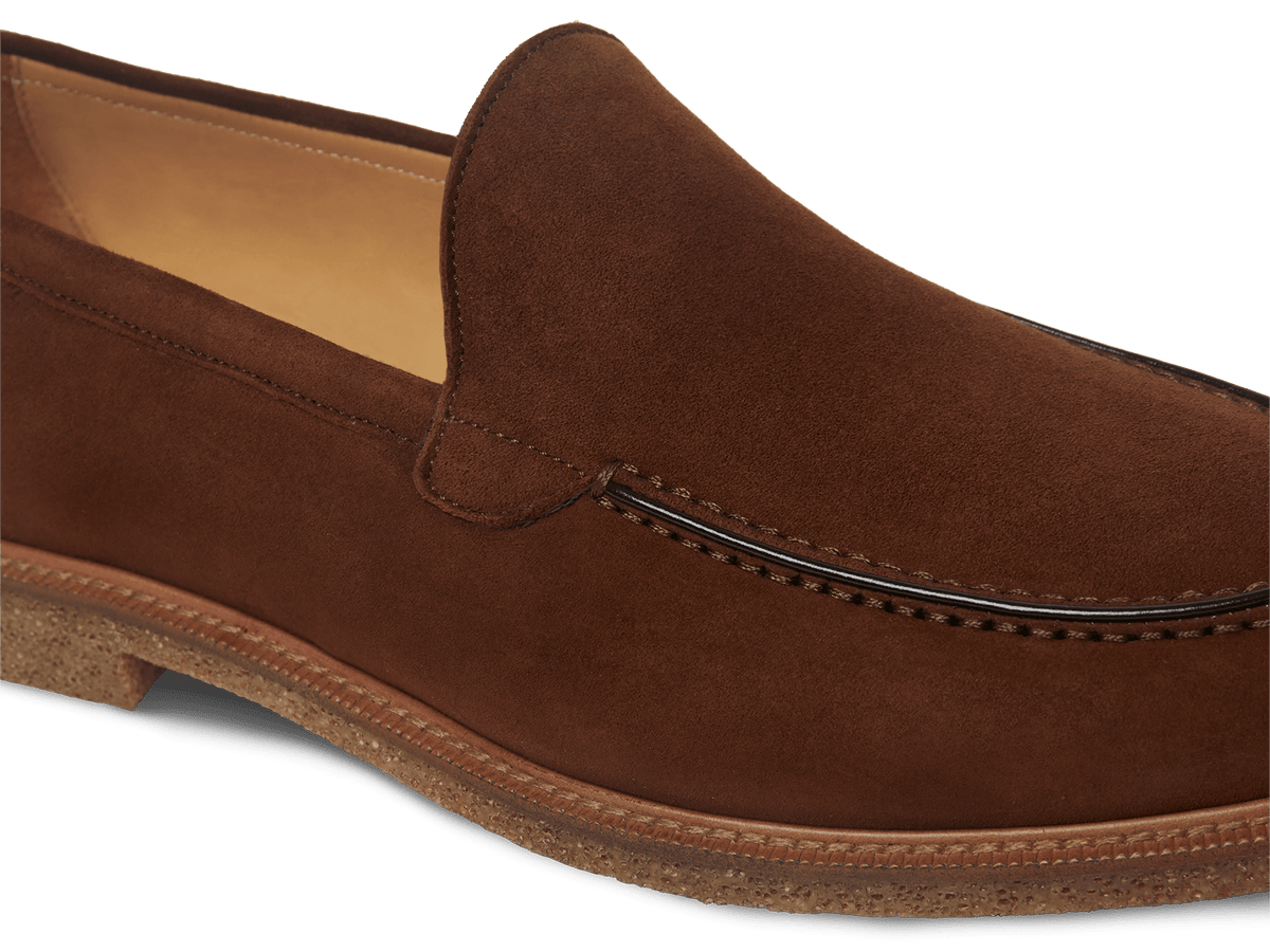 Antibes Loafers in Criollo Brown Luxe Suede