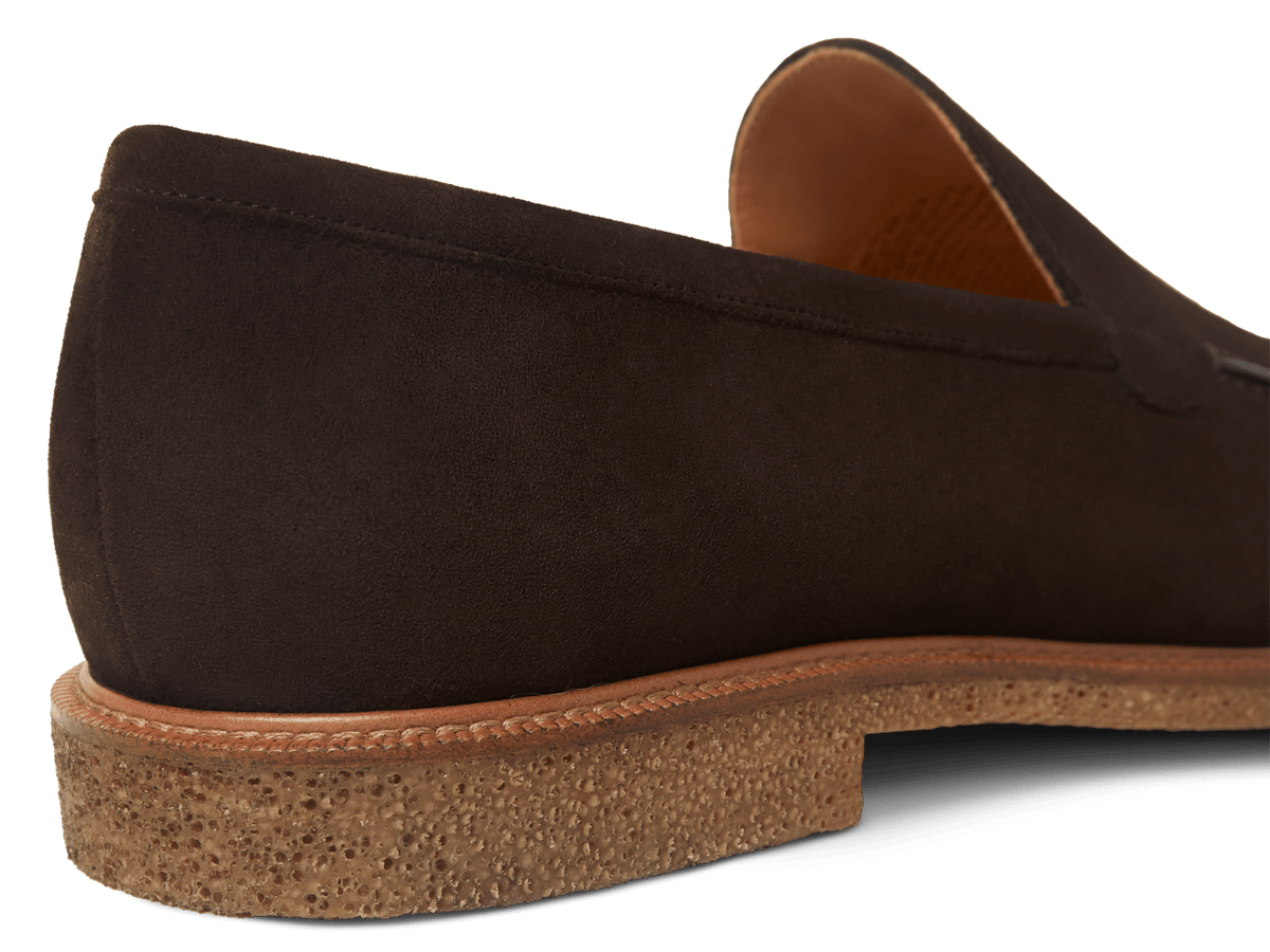 Antibes Loafers in Moka Brown Luxe Suede