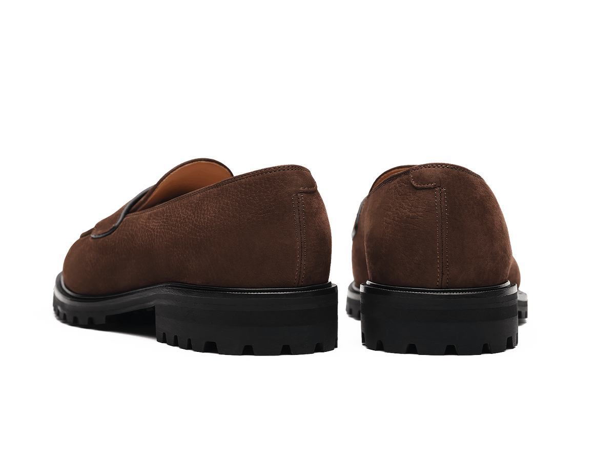 Pall Mall Loafers in Ebony Brown Nubuck