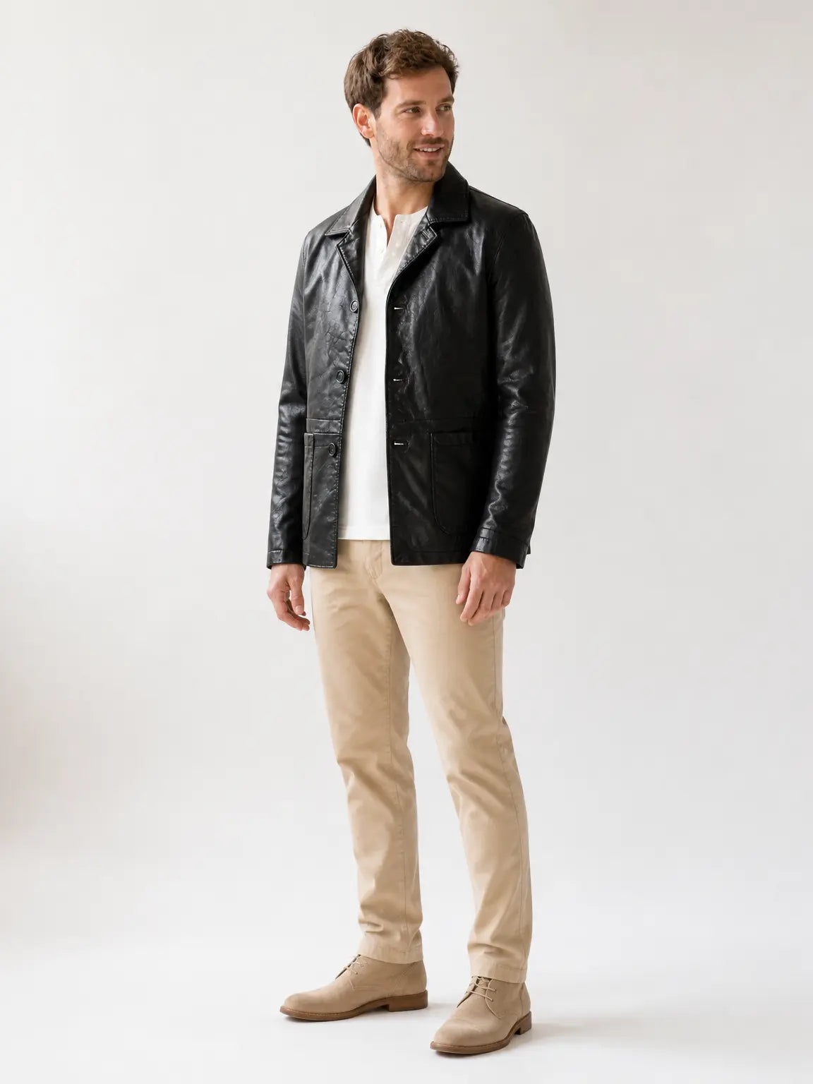 Boone Shirt-Collar Jacket