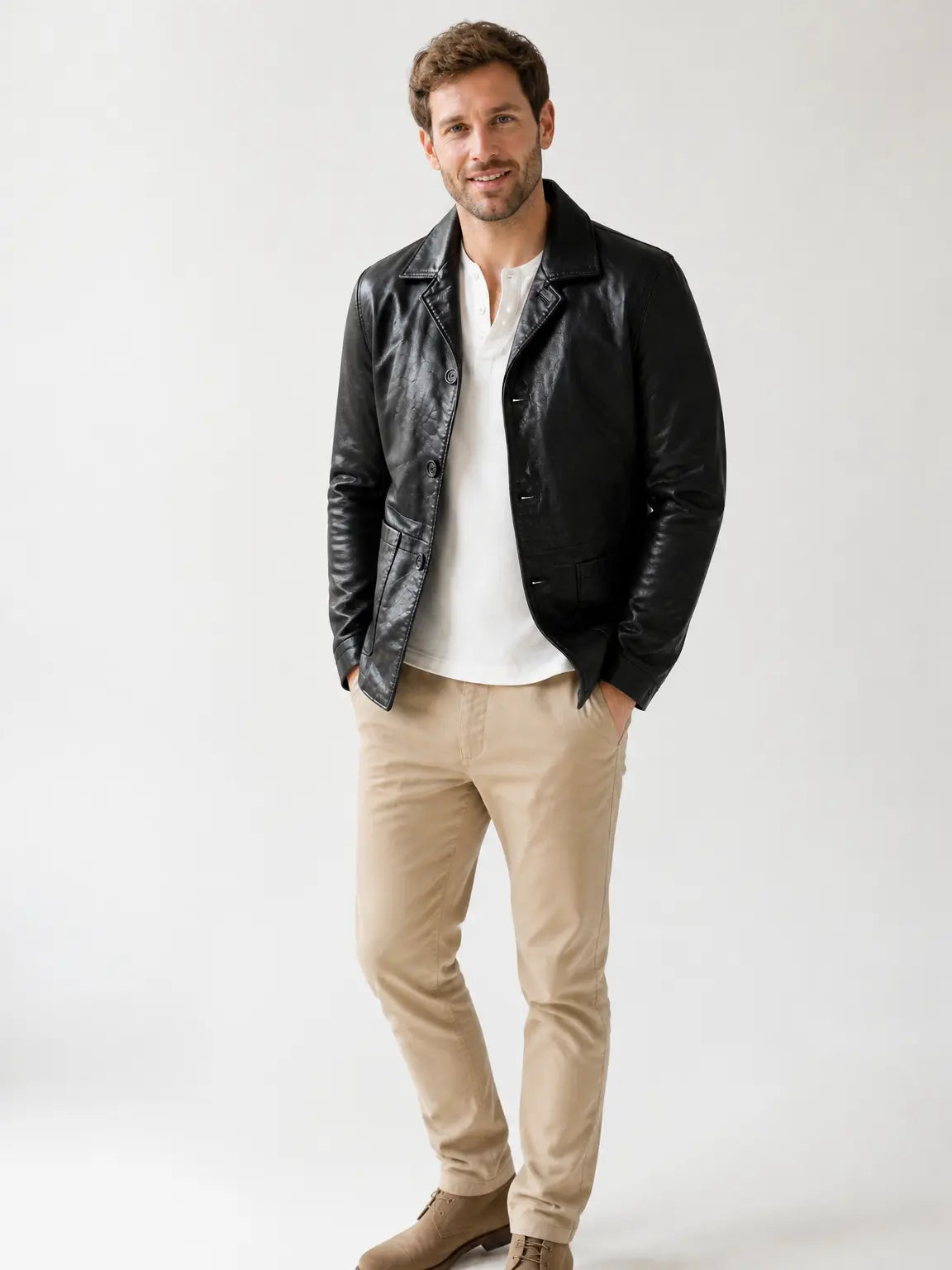 Boone Shirt-Collar Jacket