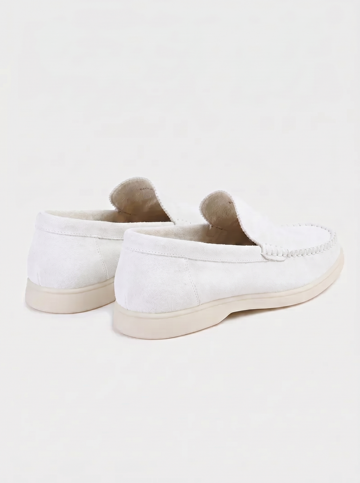White Bellagio Loafers