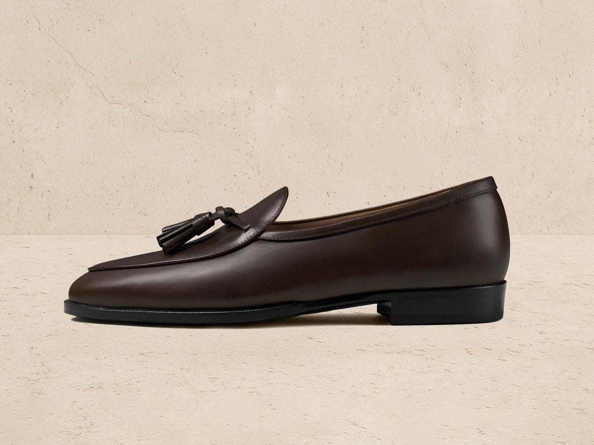 Grand Conti Tassel Loafers in Dark Brown Noble Calf