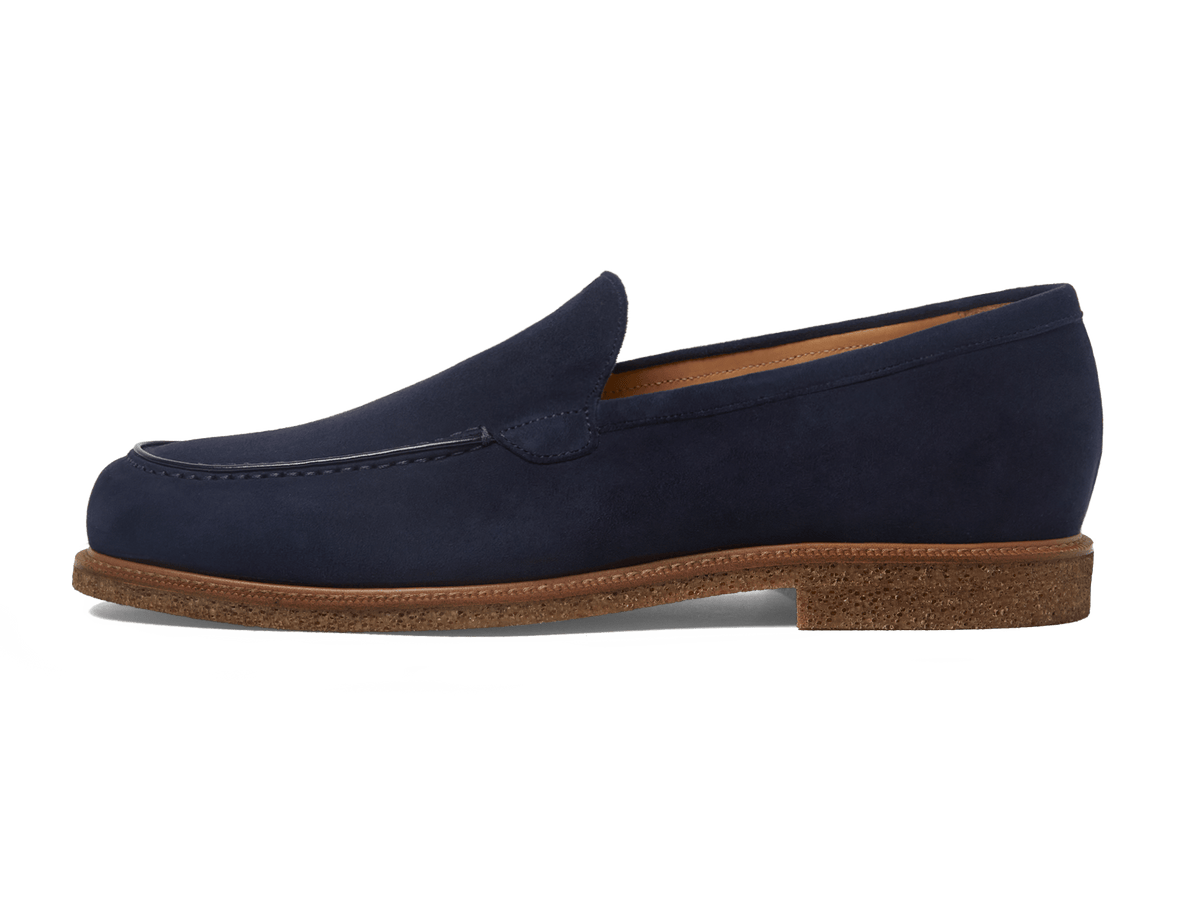 Antibes Loafers in Marina Navy Luxe Suede