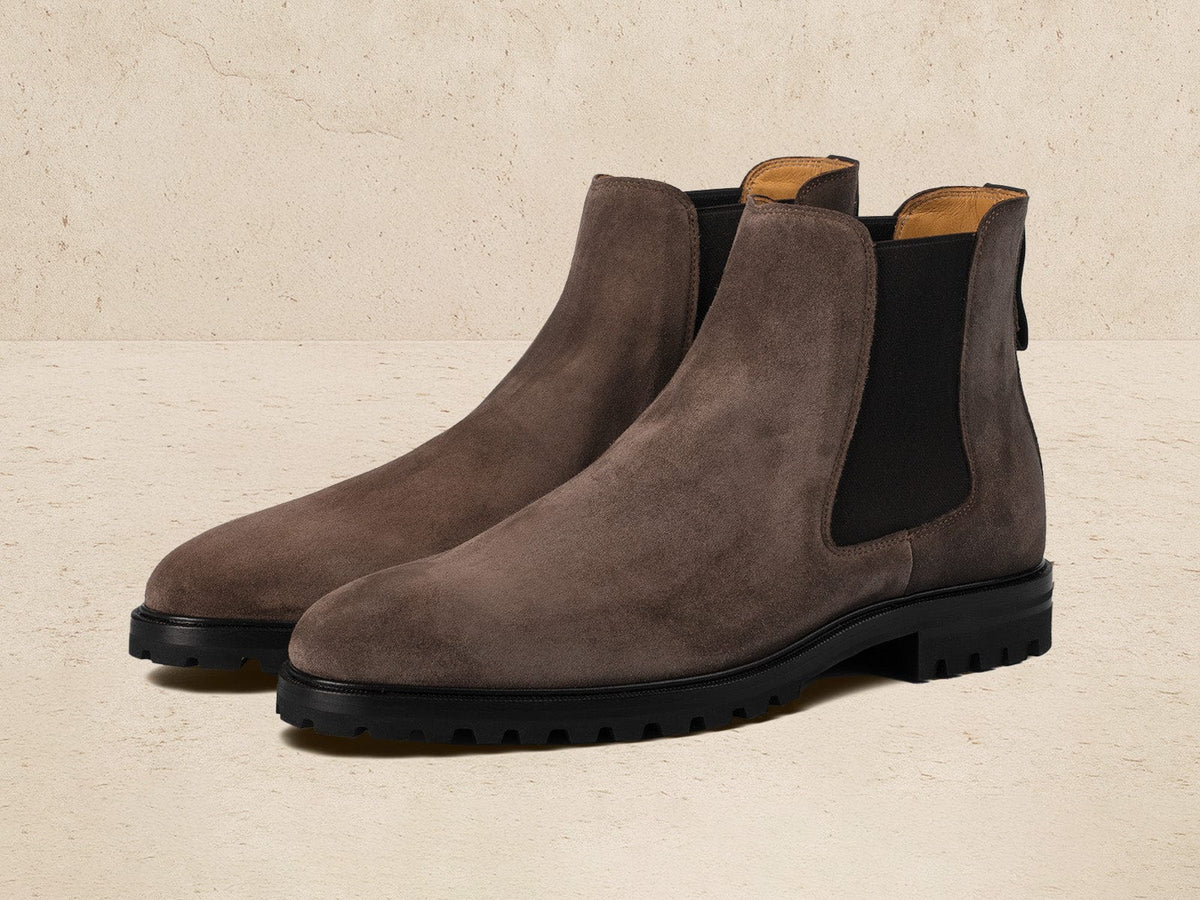 Ribot Boots in Deep Taupe Shield Suede