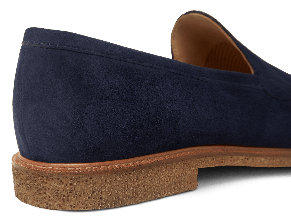 Antibes Loafers in Marina Navy Luxe Suede