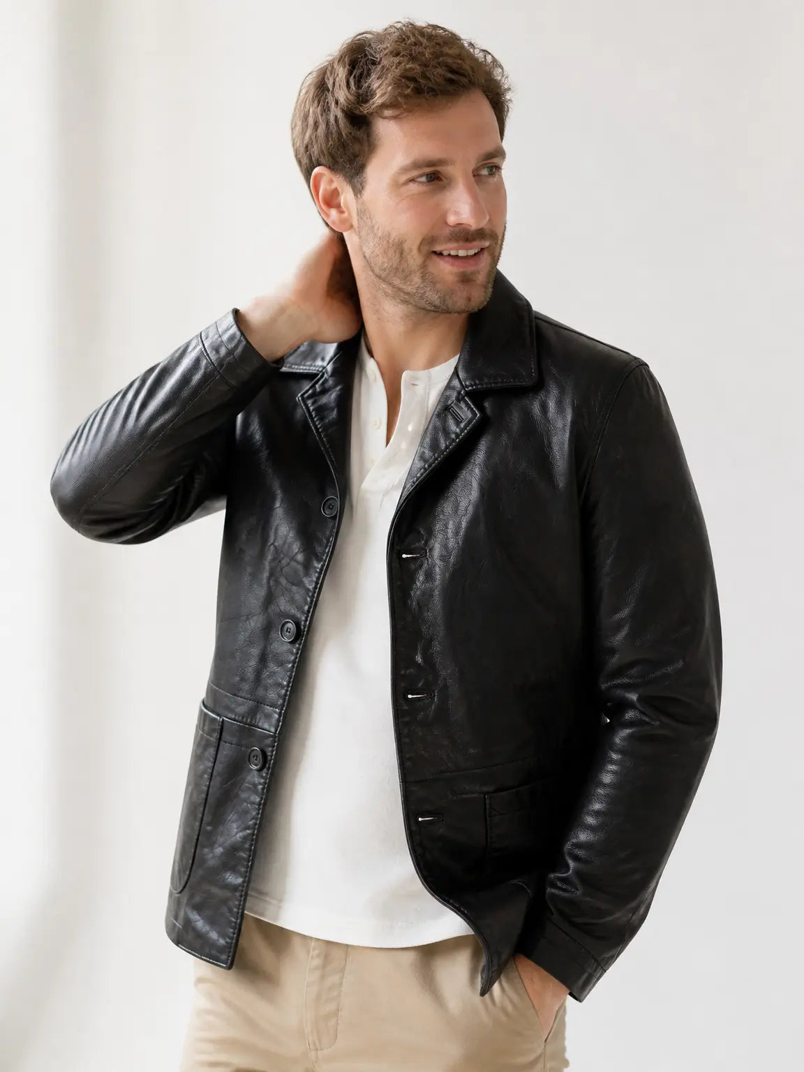 Boone Shirt-Collar Jacket