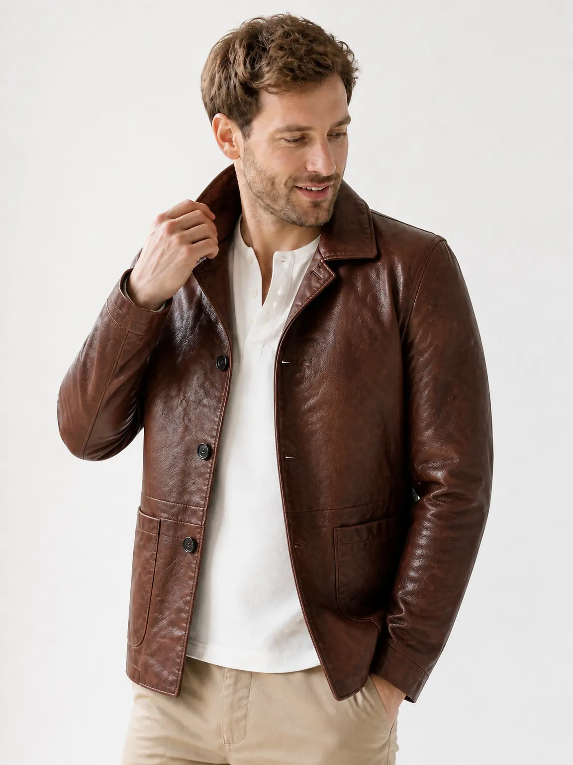 Boone Shirt-Collar Jacket