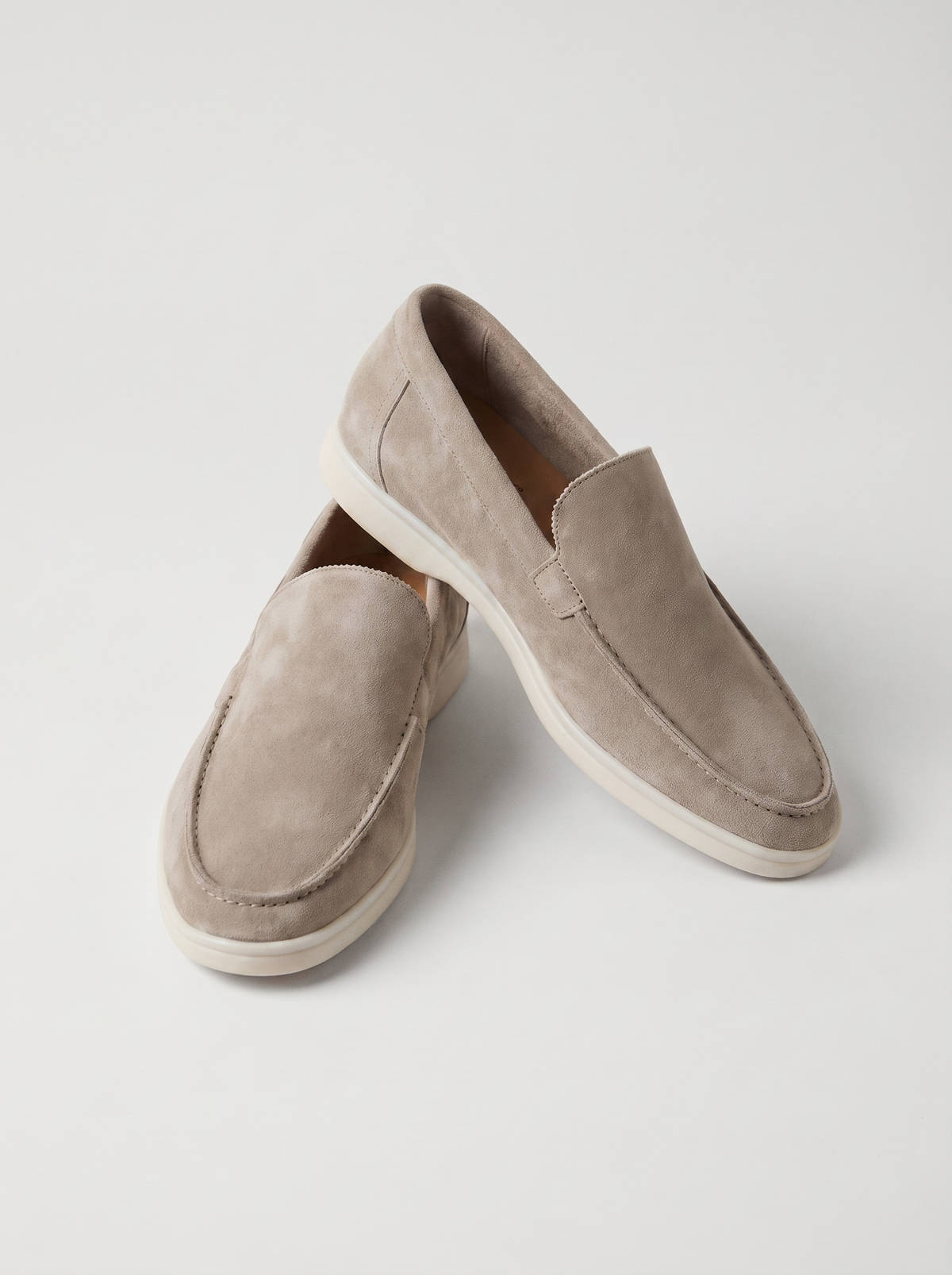 Light Grey Torino Loafers