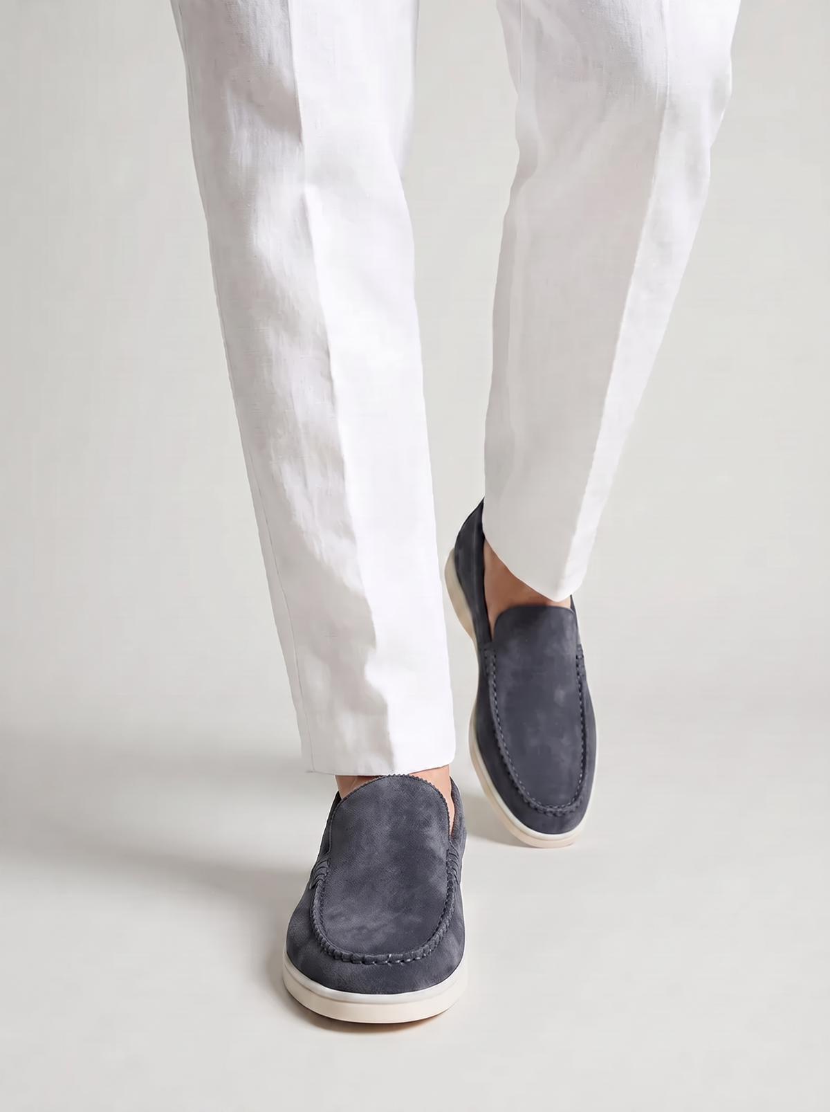 Steel Blue Bellagio Loafers
